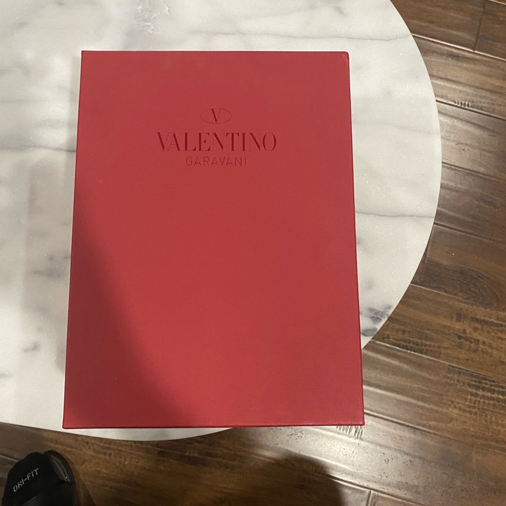 Valentino Rock stud Slingback Hells Peep-Toe